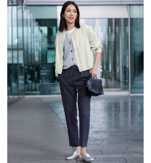 23区「【洗える】スビンハイツイストコットン カーディガン」|ニット・セーター|