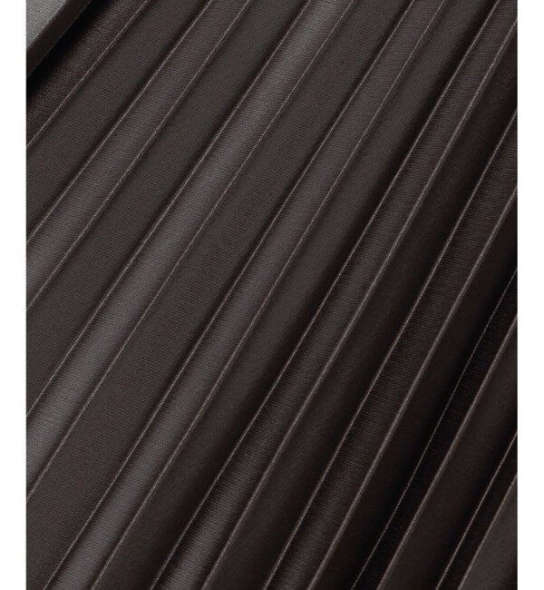 23区「【洗える】レザーライクプリーツ スカート」|スカート|