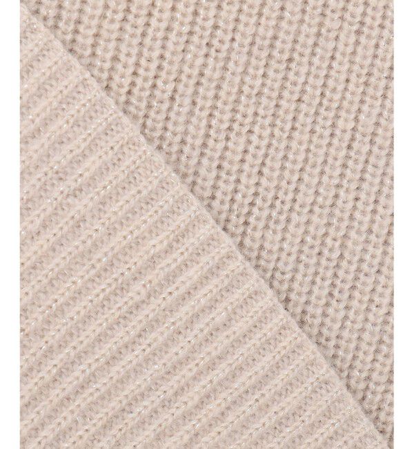 23区「【洗える】ラメウール ハイネック ニット」|ニット・セーター|