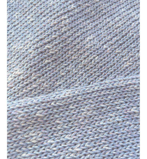 23区「【洗える】コットンルレックスリリー カラーニット」|ニット・セーター|