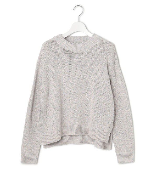 23区「【洗える】コットンルレックスリリー カラーニット」|ニット・セーター|
