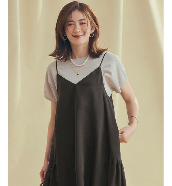 23区「【新色追加/洗える】レーヨンポリエステルストレッチ プルオーバー ニット」|ニット・セーター|ベージュ系