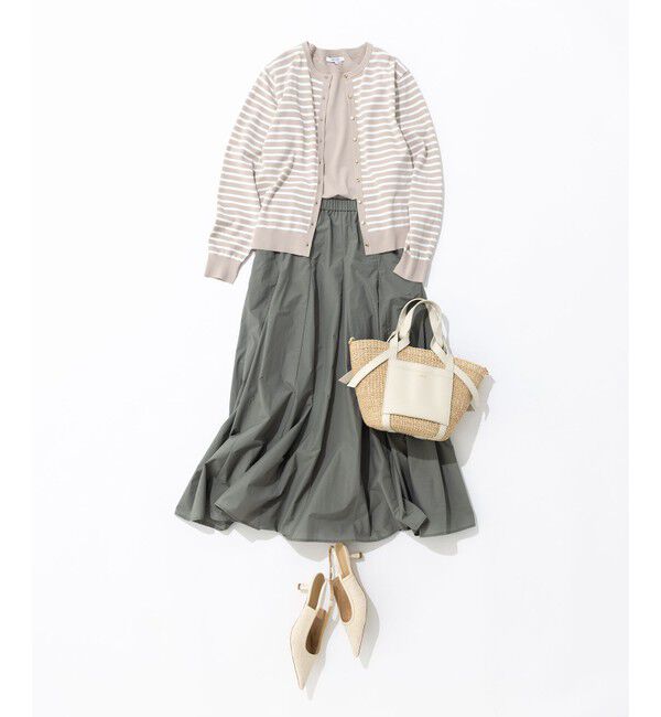 23区「【新色追加/洗える】レーヨンポリエステルストレッチ プルオーバー ニット」|ニット・セーター|