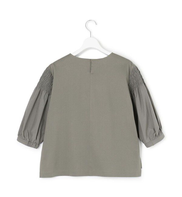 23区「【汗じみ防止/洗える】ギャザーディテール カットソー」|Tシャツ・カットソー|