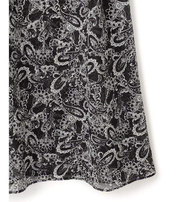 23区「【一部店舗限定/速乾性/洗える】モノトーンプリント ワンピース」|ワンピース|