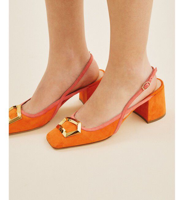 GRACE CONTINENTAL「Rupert Sanderson バックルミュール」|サンダル|