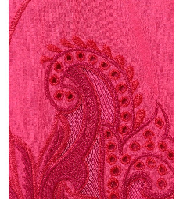 GRACE CONTINENTAL「エスニック刺繍ノースリーブ」|シャツ・ブラウス|