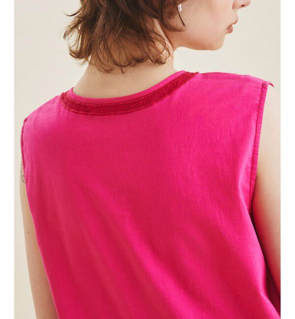 GRACE CONTINENTAL「エスニック刺繍ノースリーブ」|シャツ・ブラウス|