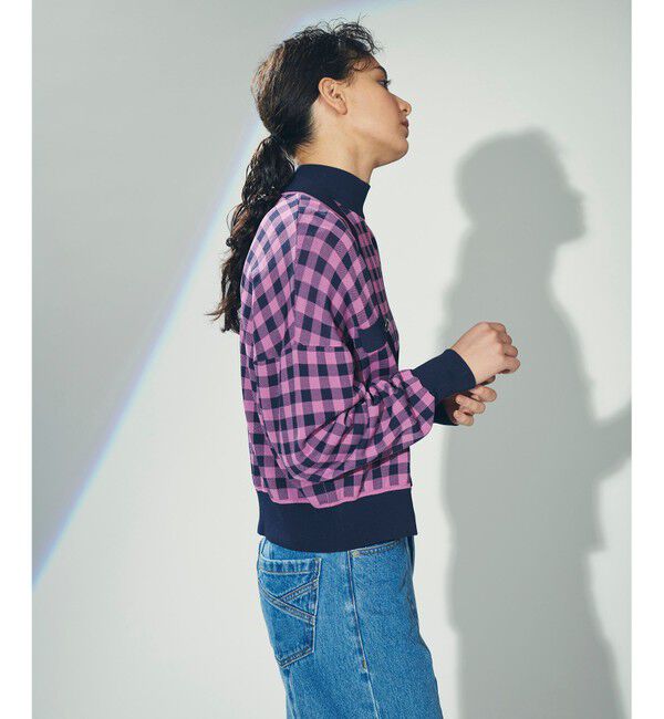 Diagram「チェックVネックニットカーディガン」|カーディガン|