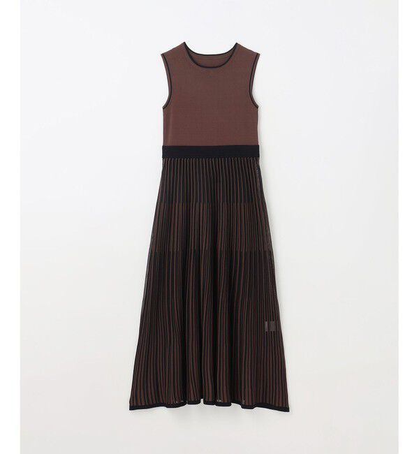 Diagram「バイカラーシアーニットワンピース」|ワンピース|