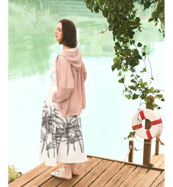 Grace Class「ボーダーメッシュフーディ」|パーカー|