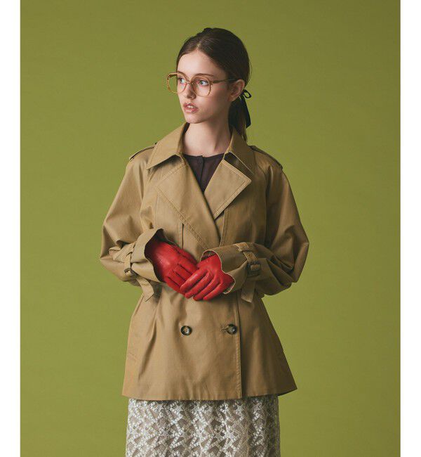 Grace Class「ケープショートトレンチコート」|トレンチコート|