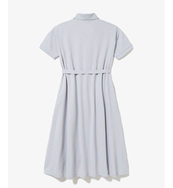 LACOSTE「スキッパーネックポロドレス / マキシ丈フレアワンピース」|ワンピース|