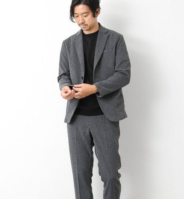 NOLLEY'S goodman「《ビジカジ/セットアップ対応》【尾州】先染めハニカムイージーJK 25AW」|テーラードジャケット|