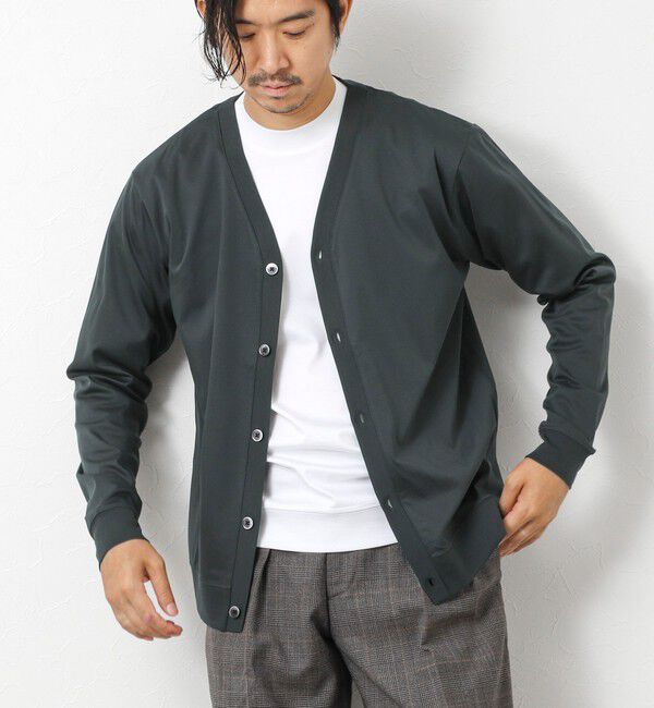 NOLLEY'S goodman「《アンサンブル対応》シルケットスムースドレス VCD 25AW」|カーディガン|チャコールグレー