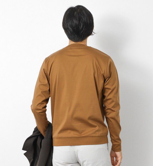 NOLLEY'S goodman「《ビジカジ対応》シルケットスムースドレスL/S Tシャツ 25AW」|Tシャツ・カットソー|