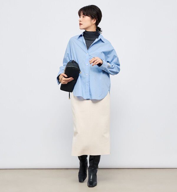 NOLLEY'S sophi「ウォッシャブルスエードダンボールタイトスカート」|タイト|