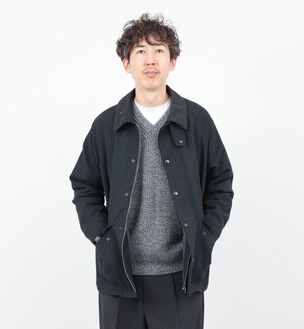 NOLLEY'S goodman「《ビジカジ対応》【TECHTWEED】【SORONA】中綿ユーティリティジャケット 25AW」|ブルゾン・スタジャン|