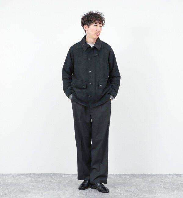 NOLLEY'S goodman「《ビジカジ対応》【TECHTWEED】【SORONA】中綿ユーティリティジャケット 25AW」|ブルゾン・スタジャン|