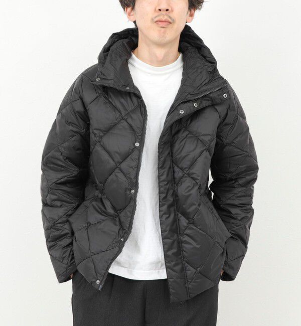 NOLLEY'S goodman「【TAION/タイオン】CITY PACKABLE HOOD DOWN JKT 25AW」|ダウン|ブラック