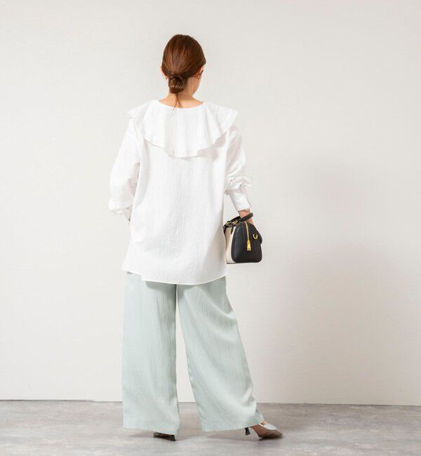NOLLEY'S「【WEB＆一部店舗限定サイズアイテム】ウォッシャブルセルロースワイドパンツ」|その他|