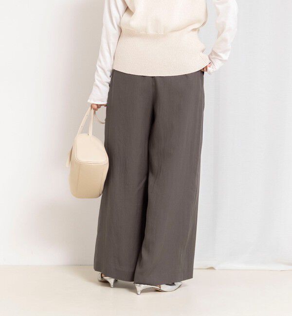 NOLLEY'S「【WEB＆一部店舗限定サイズアイテム】ウォッシャブルセルロースワイドパンツ」|その他|