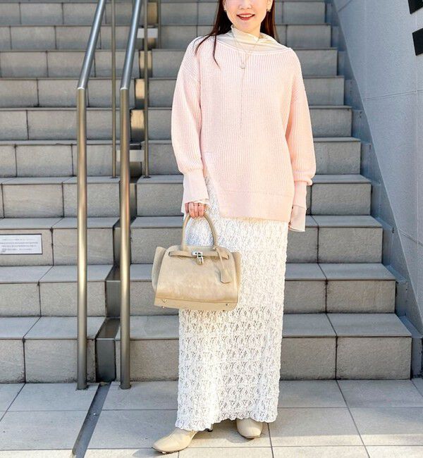 NOLLEY'S sophi「《セットアップ対応》ウォッシャブルストレッチレースタイトスカート」|タイト|