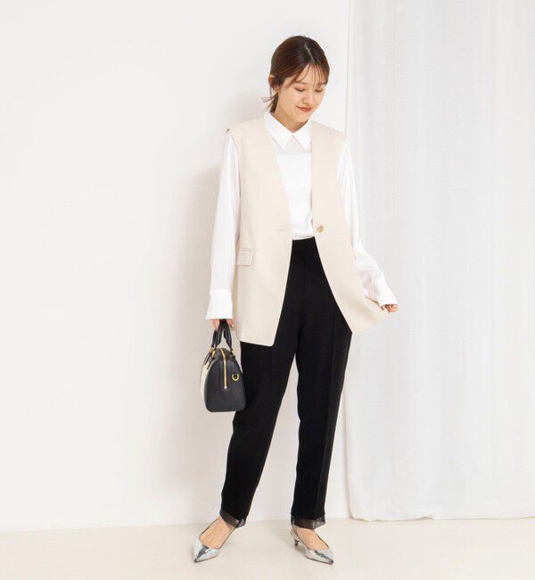 NOLLEY'S「《セットアップ対応》ウォッシャブルダブルクロススリムパンツ」|その他|