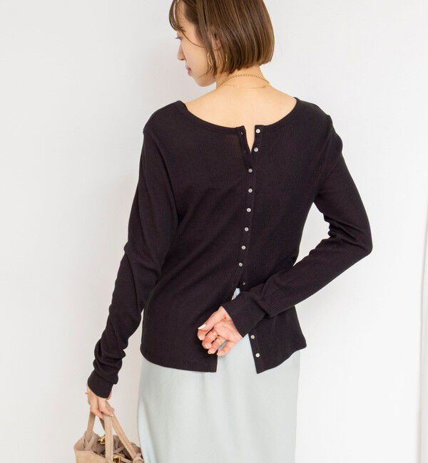 NOLLEY'S「ウォッシャブルナチュラルテレコ2WAYカーデ」|カーディガン|
