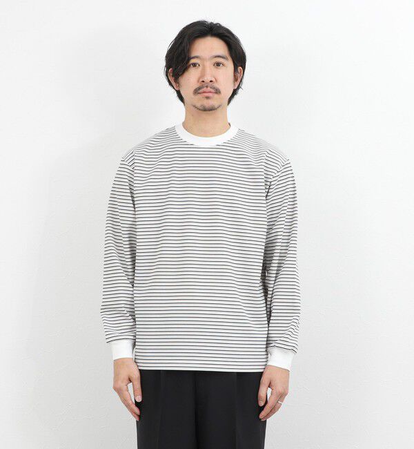 NOLLEY'S goodman「シルケットボーダーロンＴ 26SS」|Tシャツ・カットソー|