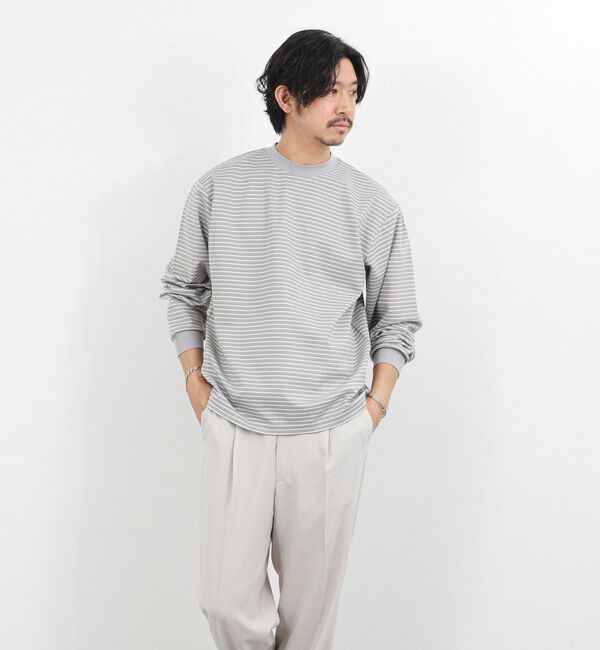 NOLLEY'S goodman「シルケットボーダーロンＴ 26SS」|Tシャツ・カットソー|