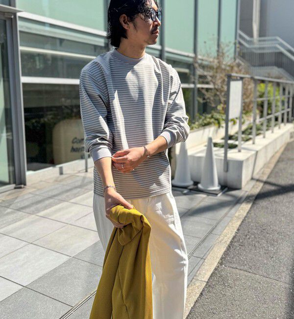 NOLLEY'S goodman「シルケットボーダーロンＴ 26SS」|Tシャツ・カットソー|