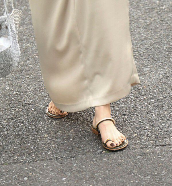 NOLLEY'S「【il Sandalo of capri/イル サンダロ オブ カプリ】フィンガーフックフラットサンダル」|サンダル|