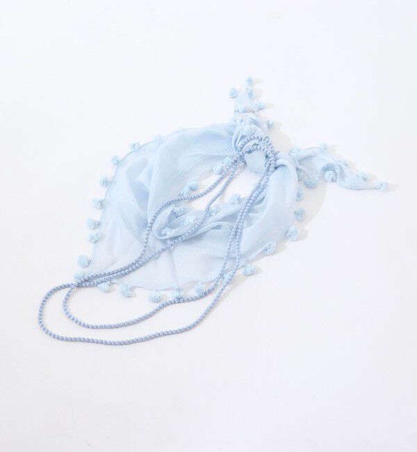 NOLLEY'S「【CITRUS/シトラス】POMPOMトライアングルストール」|ストール|