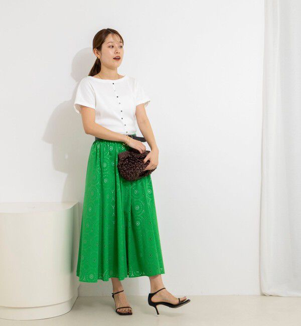 NOLLEY'S「ウォッシャブルスリット2WAYプルオーバー」|Tシャツ・カットソー|