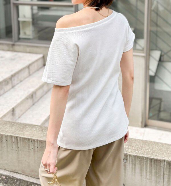 NOLLEY'S「ウォッシャブルスリット2WAYプルオーバー」|Tシャツ・カットソー|