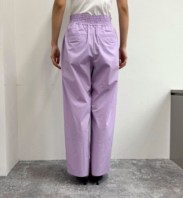 fredy emue「綿ナイロンストレッチセミワイドパンツ」|チノ|