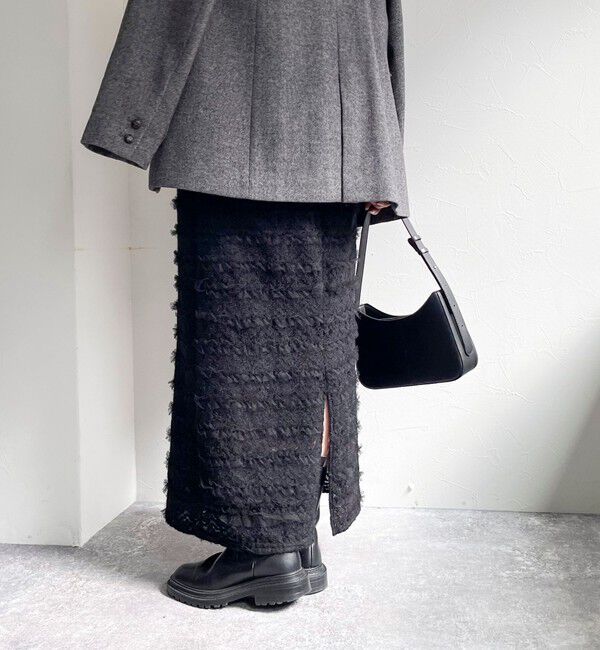 fredy emue「起毛レースタイトスカート」|スカート|