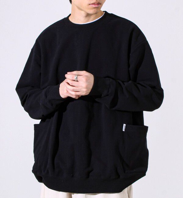 GLOSTER「【ディテールで差がつく】バックステッチサイドポケットスウェット」|スウェット・ジャージ|