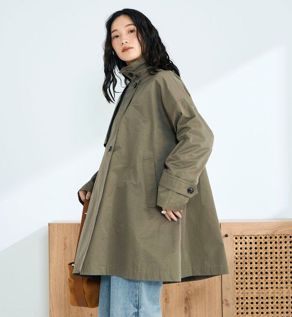 fredy emue「ミドル丈オーバートレンチコート」|トレンチコート|