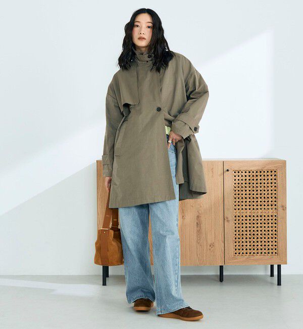 fredy emue「ミドル丈オーバートレンチコート」|トレンチコート|