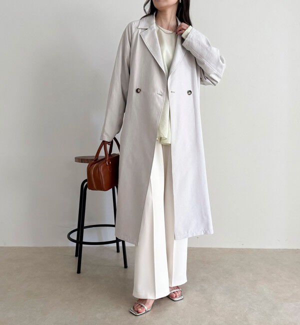 fredy emue「【オン・オフ対応/高身長サイズあり】とろみツイルタックスラックス」|スラックス|