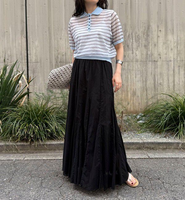 fredy emue「COTTONマチ付きギャザースカート」|スカート|