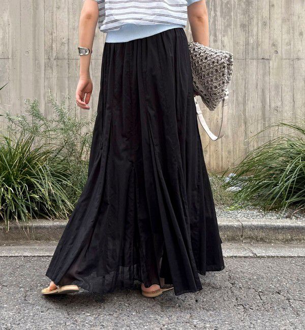 fredy emue「COTTONマチ付きギャザースカート」|スカート|