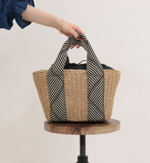 fredy emue「ラメテープハンドルカゴバッグ」|かごバッグ|