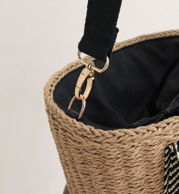 fredy emue「ラメテープハンドルカゴバッグ」|かごバッグ|