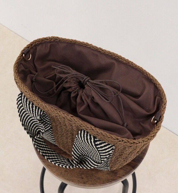 fredy emue「ラメテープハンドルカゴバッグ」|かごバッグ|