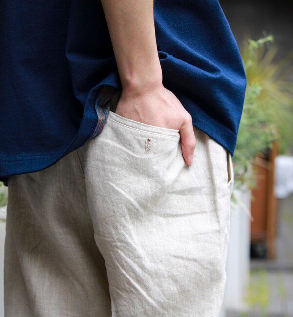 GLOSTER「【リネン100％/夏の定番】リネンイージーパンツ」|チノ|