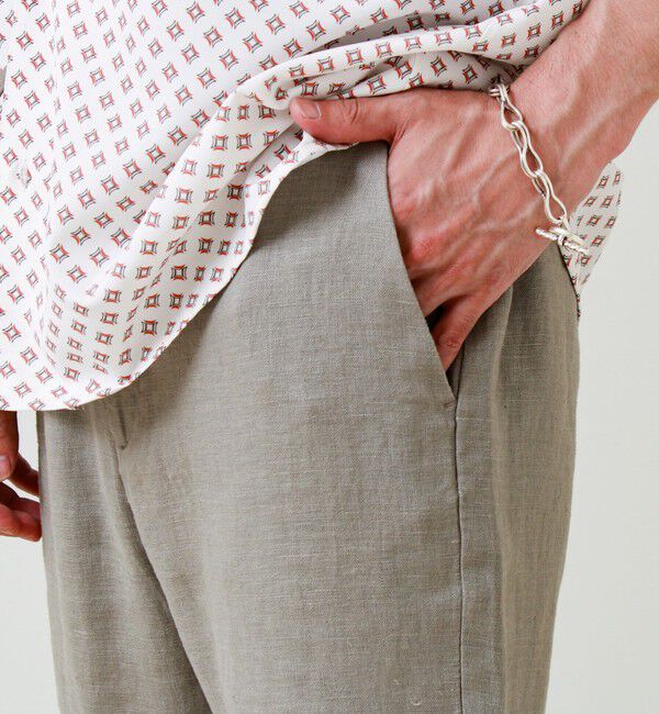 GLOSTER「【リネン100％/夏の定番】リネンイージーパンツ」|チノ|