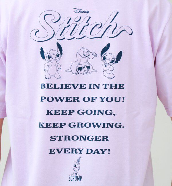 GLOSTER「【ユニセックスで着れる】ベイマックス＆スティッチ バックプリントＴ」|Tシャツ・カットソー|